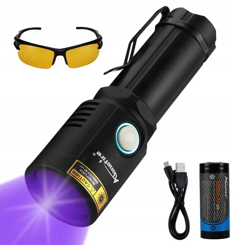 Alonefire X901UV UV Zaklamp 10W 365nm Draagbaar — foto 1