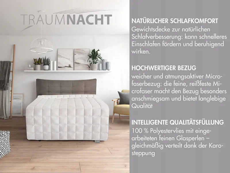 Traumnacht Verzwaringsdeken Therapeutisch 135x200cm 4kg — foto 2