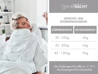 Traumnacht Verzwaringsdeken Therapeutisch 135x200cm 4kg — miniatuur 5