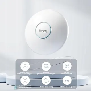 TENDA I27 AX3000 Access Point WiFi 6 PoE WPA3 App — miniatuur 2