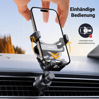 UGREEN Autohouder 360° Ventilatierooster Zwaartekrachtsysteem — miniatuur 2