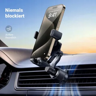 UGREEN Autohouder 360° Ventilatierooster Zwaartekrachtsysteem — miniatuur 3