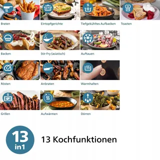PHILIPS Airfryer 2000 Serie 4,2L Touchscreen 13 Kookopties 1500W — miniatuur 6