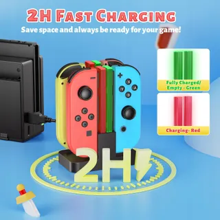 FASTSNAIL Oplaadstation voor Switch Controller OLED — miniatuur 2