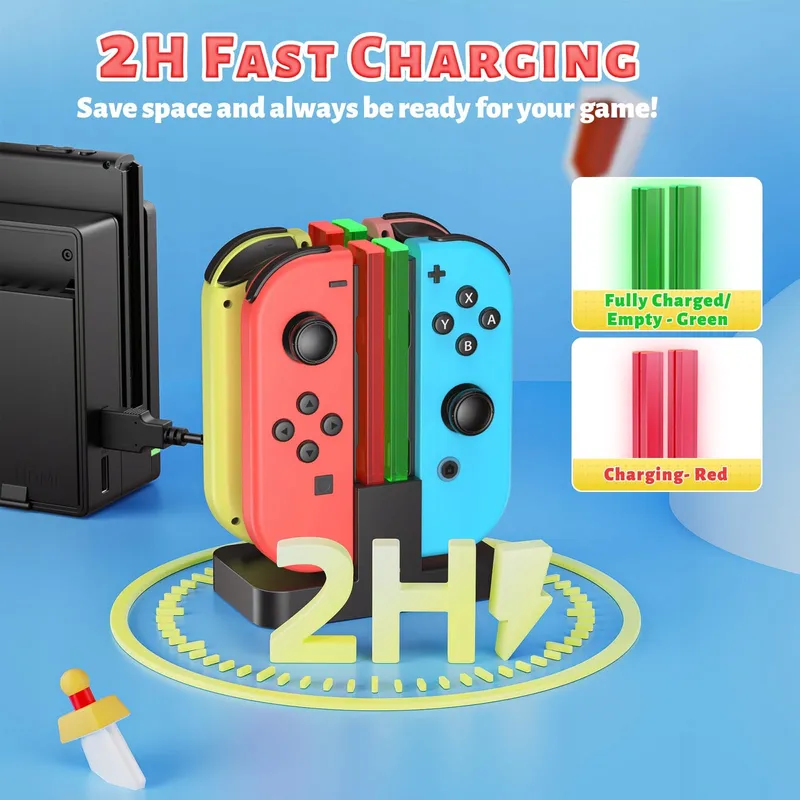 FASTSNAIL Oplaadstation voor Switch Controller OLED — foto 2