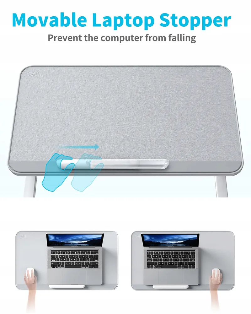 SAIJI Bedtafel Laptoptafel Verstelbaar 17 inch 60x33cm — foto 9
