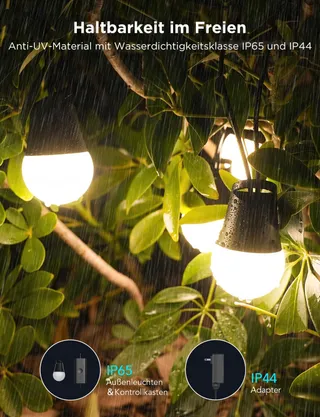 GOVEE Slimme Buitenverlichting 30M RGBIC LED IP65 Alexa App — miniatuur 5