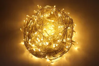 GRESONIC Kerstverlichting Lichtsnoer 200 LED 20m Warmwit — miniatuur 9