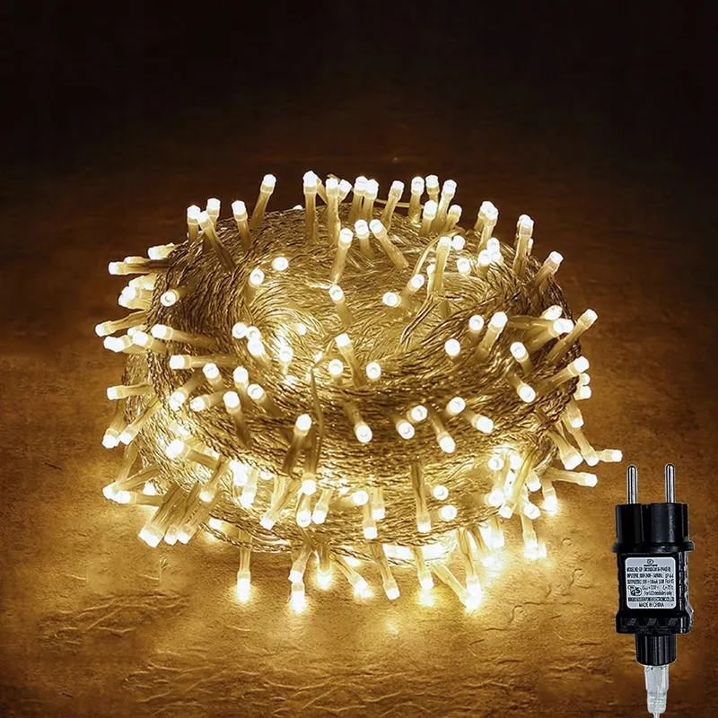 GRESONIC Kerstverlichting Lichtsnoer 200 LED 20m Warmwit — foto 11