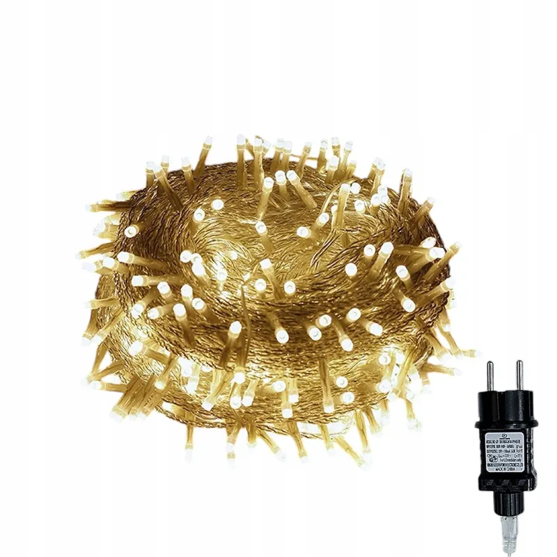 GRESONIC Kerstverlichting Lichtsnoer 200 LED 20m Warmwit — foto 12