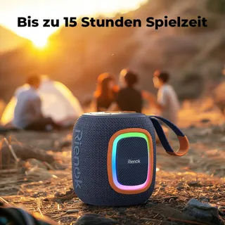 RIENOK Bluetooth 5.3 Speaker FM Radio Waterdicht 15u Speeltijd — miniatuur 5