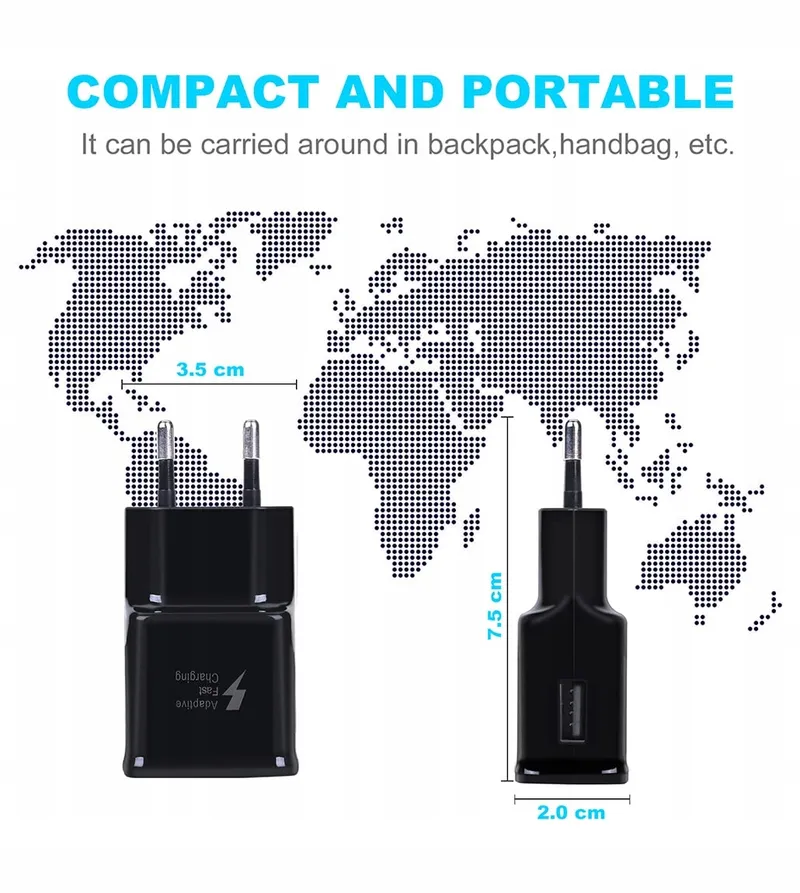 2x USB Oplader Adapter met USB C Kabel Samsung — foto 4