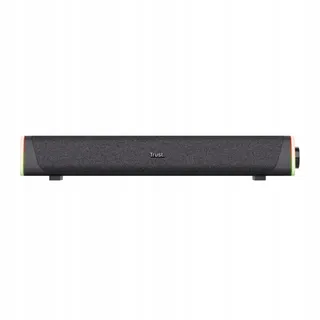 TRUST Liro Soundbar PC 12W RGB LED USB AUX Zwart — miniatuur 9