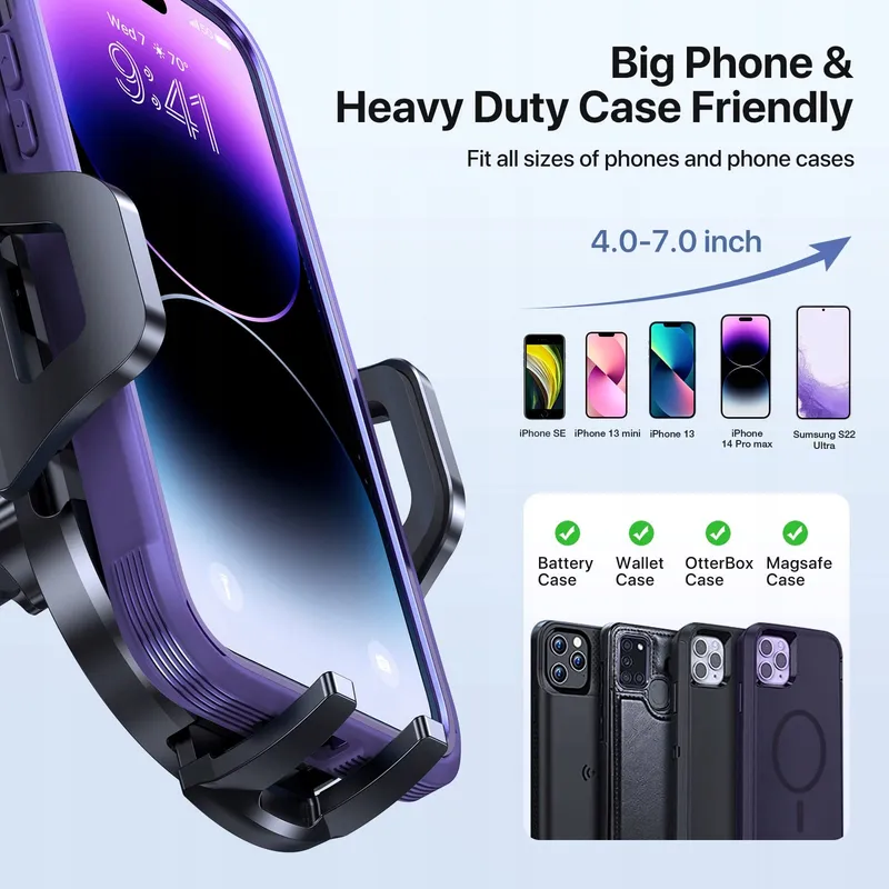 MIRACASE Telefoonhouder Auto 3-in-1 Zuignap Ventilatie — foto 5