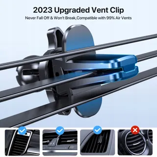 MIRACASE Telefoonhouder Auto 3-in-1 Zuignap Ventilatie — miniatuur 6
