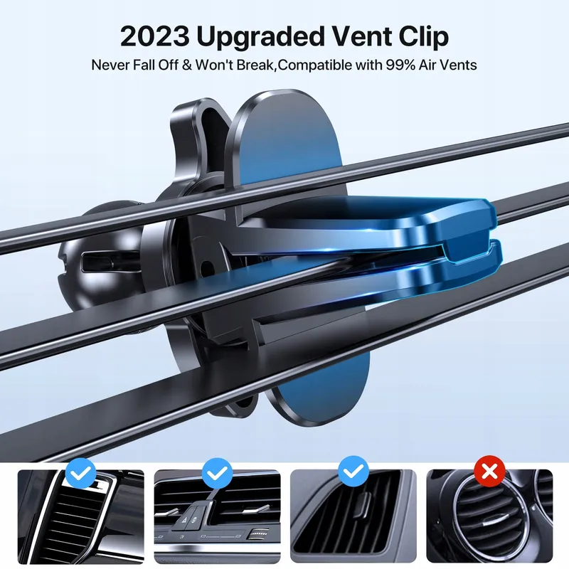 MIRACASE Telefoonhouder Auto 3-in-1 Zuignap Ventilatie — foto 6