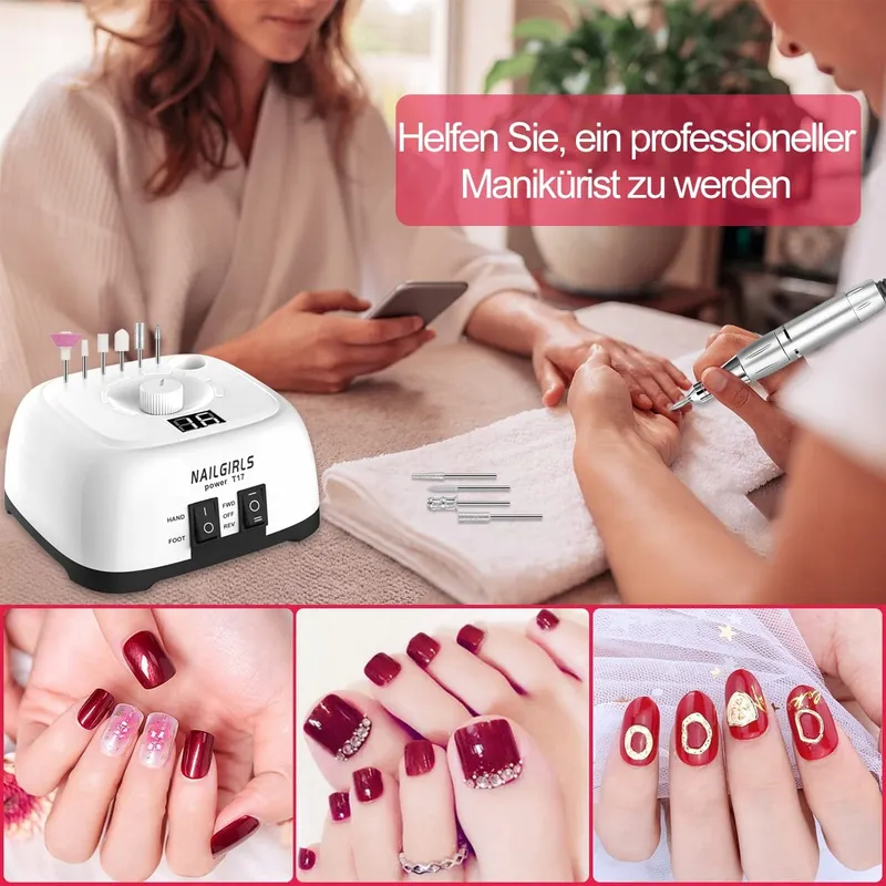 NAILGIRLS Elektrische Nagelvijl 11-in-1 Manicure Pedicure — foto 7