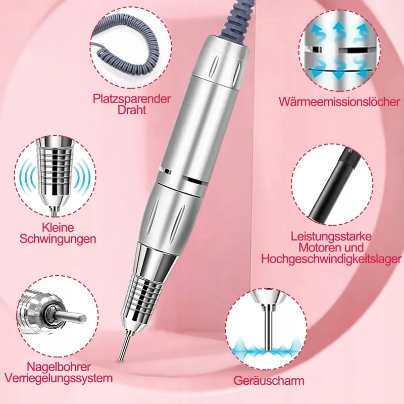 NAILGIRLS Elektrische Nagelvijl 11-in-1 Manicure Pedicure — foto 3