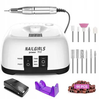 NAILGIRLS Elektrische Nagelvijl 11-in-1 Manicure Pedicure — miniatuur 1