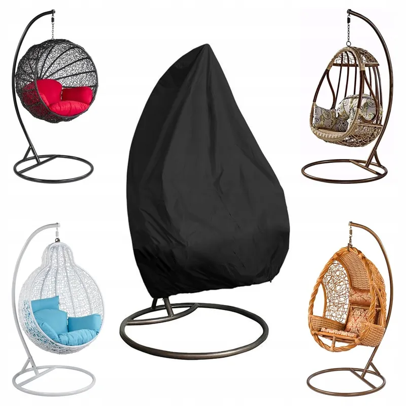 LUKDUNG Hangstoelhoes Waterdicht 190x115cm Zwart — foto 5