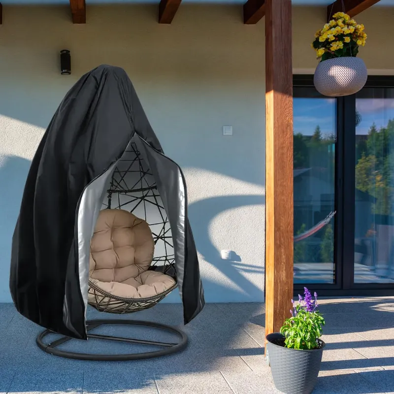 LUKDUNG Hangstoelhoes Waterdicht 190x115cm Zwart — foto 7