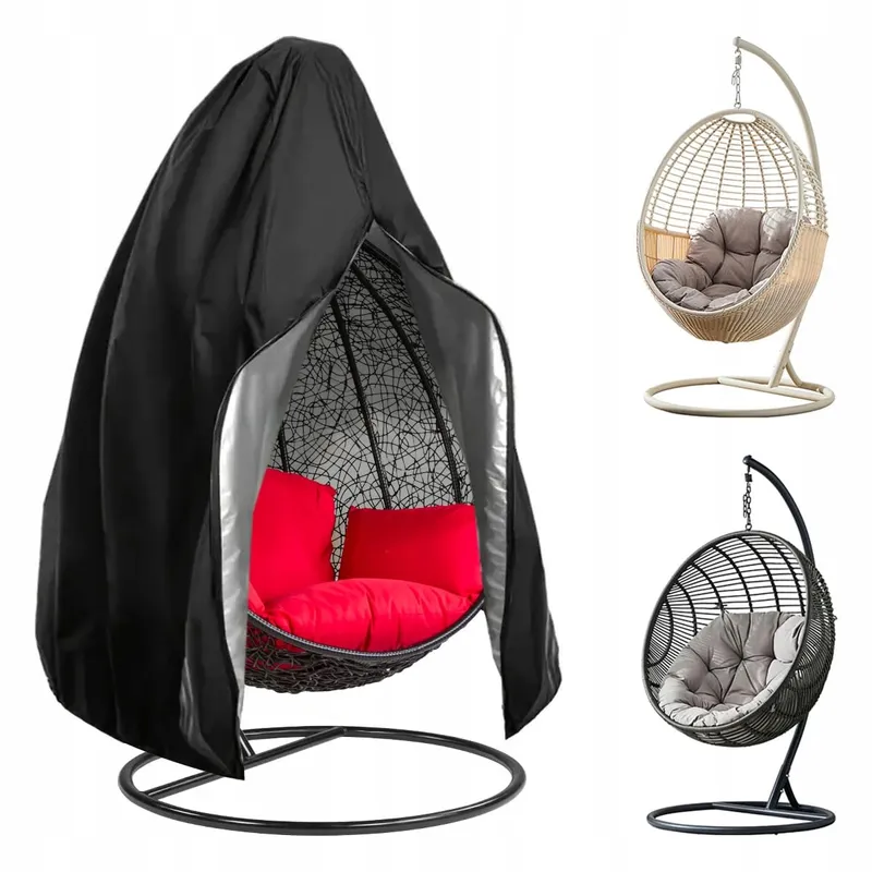 LUKDUNG Hangstoelhoes Waterdicht 190x115cm Zwart — foto 1