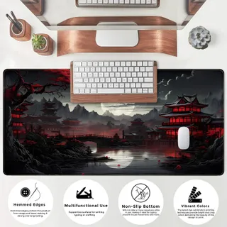 LEKUNI XXL Gaming Muismat 900x400mm Antislip Bureau-onderlegger — miniatuur 7