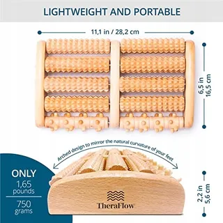 TheraFlow Houten Roller Voetmassage — miniatuur 6