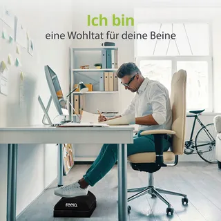 FEELA Verstelbare Ergonomische Voetsteun Traagschuim — miniatuur 2