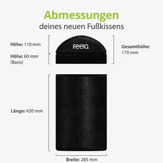 FEELA Verstelbare Ergonomische Voetsteun Traagschuim — miniatuur 7