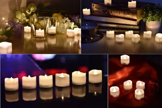 FLIMES Vlamloze LED Waxinelichtjes Met Timer 12 Stuks Warmwit — miniatuur 13