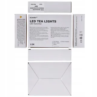 FLIMES Vlamloze LED Waxinelichtjes Met Timer 12 Stuks Warmwit — miniatuur 7
