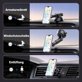 UGREEN MagSafe Autohouder 2-in-1 360° Draaibaar — miniatuur 2
