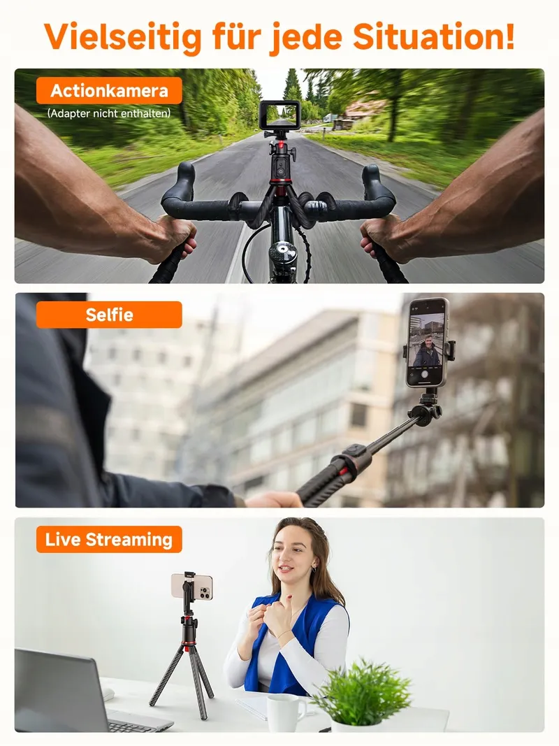 ROLLEI Easy Creator MonkeyPod Flexibel Mini Statief Selfiestick — foto 7