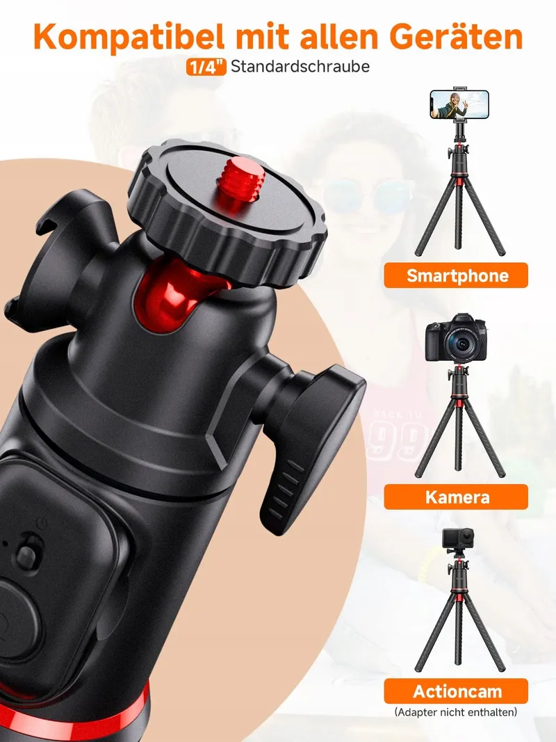 ROLLEI Easy Creator MonkeyPod Flexibel Mini Statief Selfiestick — foto 3