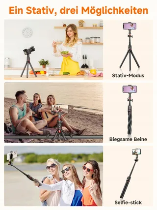 ROLLEI Easy Creator MonkeyPod Flexibel Mini Statief Selfiestick — miniatuur 2
