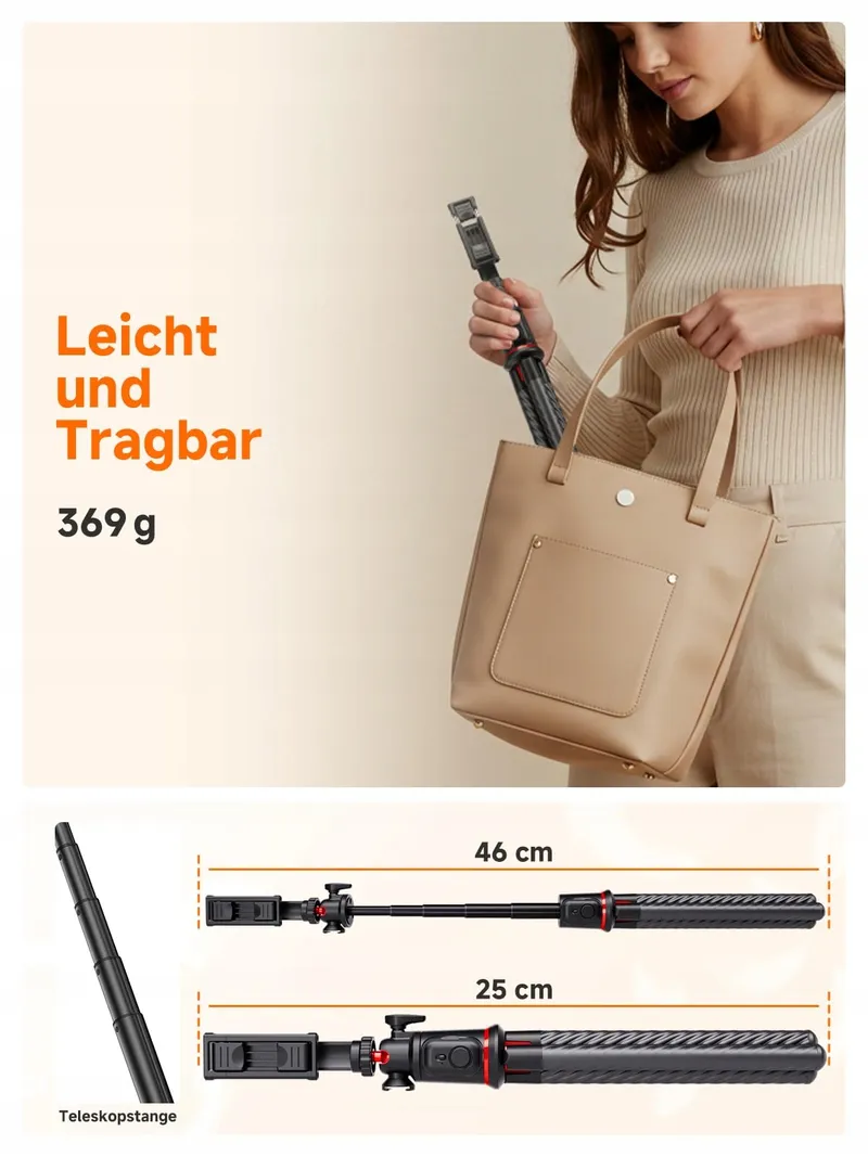 ROLLEI Easy Creator MonkeyPod Flexibel Mini Statief Selfiestick — foto 6