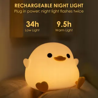 CECOMBINE LED Nachtlampje Kinderen Dimbaar Touch Draagbaar — miniatuur 4