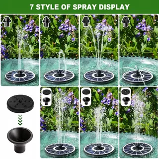 SZMP Solar Vijverfontein 3,5W 2000mAh Batterij 8 Sproeikoppen — miniatuur 11