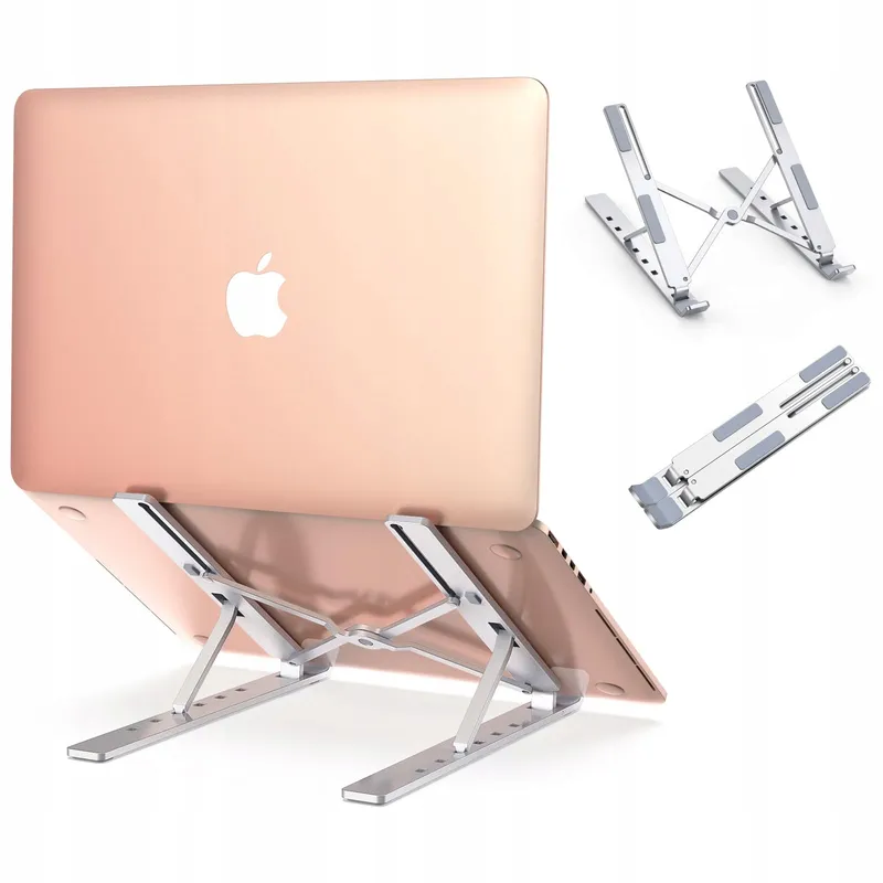 BABACOM Aluminium Laptopstandaard Verstelbaar Geventileerd 10-15,6" — foto 1