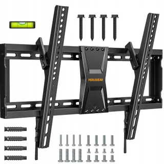 PERLEGEAR TV Muurbeugel 37-82" Kantelbaar 60kg VESA 600x400 — miniatuur 1