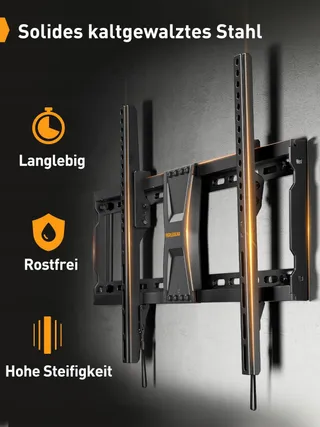 PERLEGEAR TV Muurbeugel 37-82" Kantelbaar 60kg VESA 600x400 — miniatuur 4
