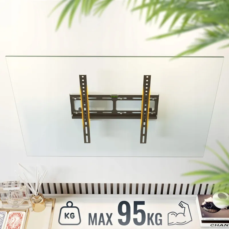 RICOO TV Wandbeugel Kantelbaar Ultra Slim 32-65 Inch 95kg VESA 400x400 — foto 6