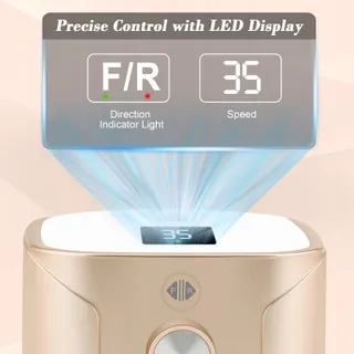 KREDIOO Nagelfrees 35000 RPM Manicure Pedicure Set LED Display — miniatuur 2