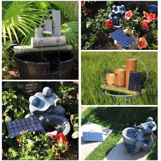 AISITIN Solar Fontein 2.5W DIY Vijverpomp Upgrade