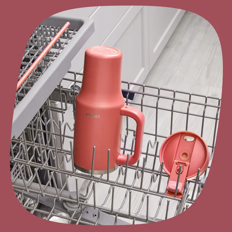 CONTIGO Thermosfles 1200ml Staal met Handvat en Rietje BPA-vrij — foto 6