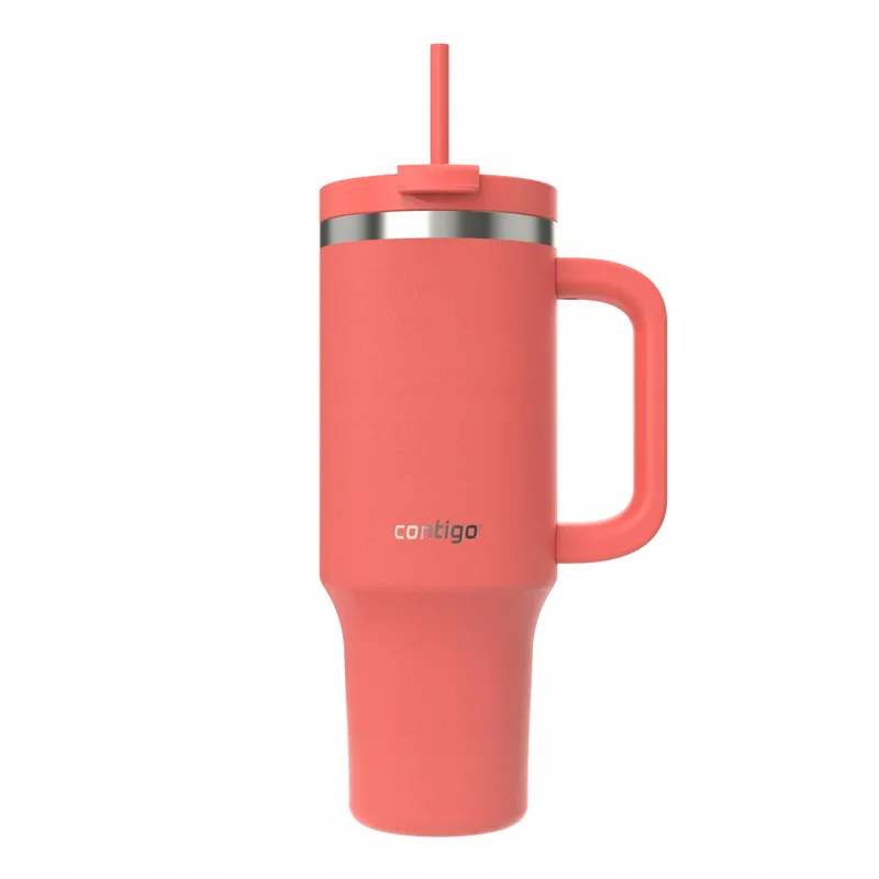 CONTIGO Thermosfles 1200ml Staal met Handvat en Rietje BPA-vrij — foto 1