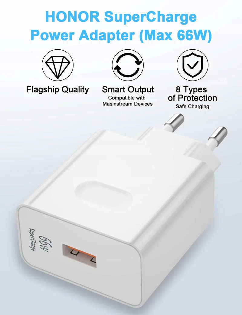IMANGOO Honor 66W Supercharge Snellader USB-C Kabel Adapter — foto 2