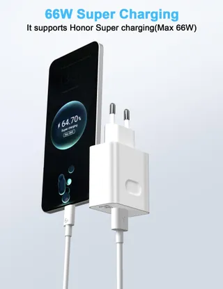 IMANGOO Honor 66W Supercharge Snellader USB-C Kabel Adapter — miniatuur 3