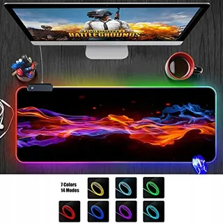 QINXI Professionele LED Muismat Toetsenbord RGB XL — miniatuur 4